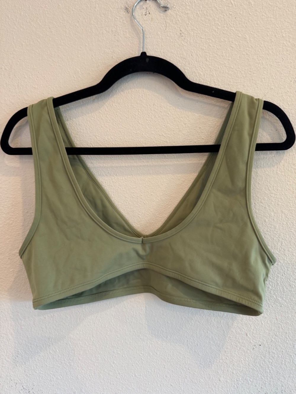 SET ACTIVE Green Sportbody Leggings and Crop Tank Top Set Large - Picture 2 of 8